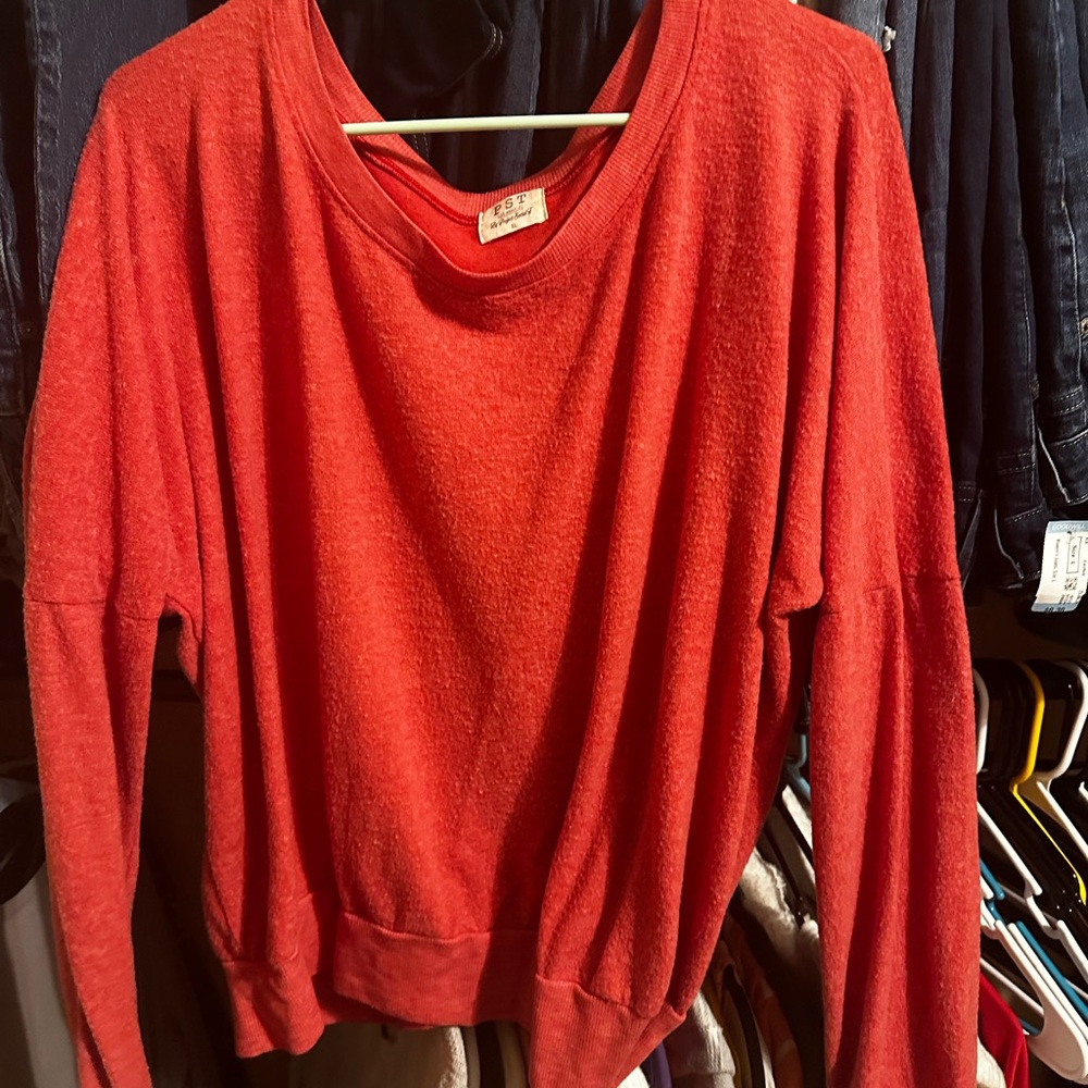 Project Social T Vibrant Red Top